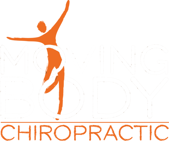 Moving Body Logo White and Orange